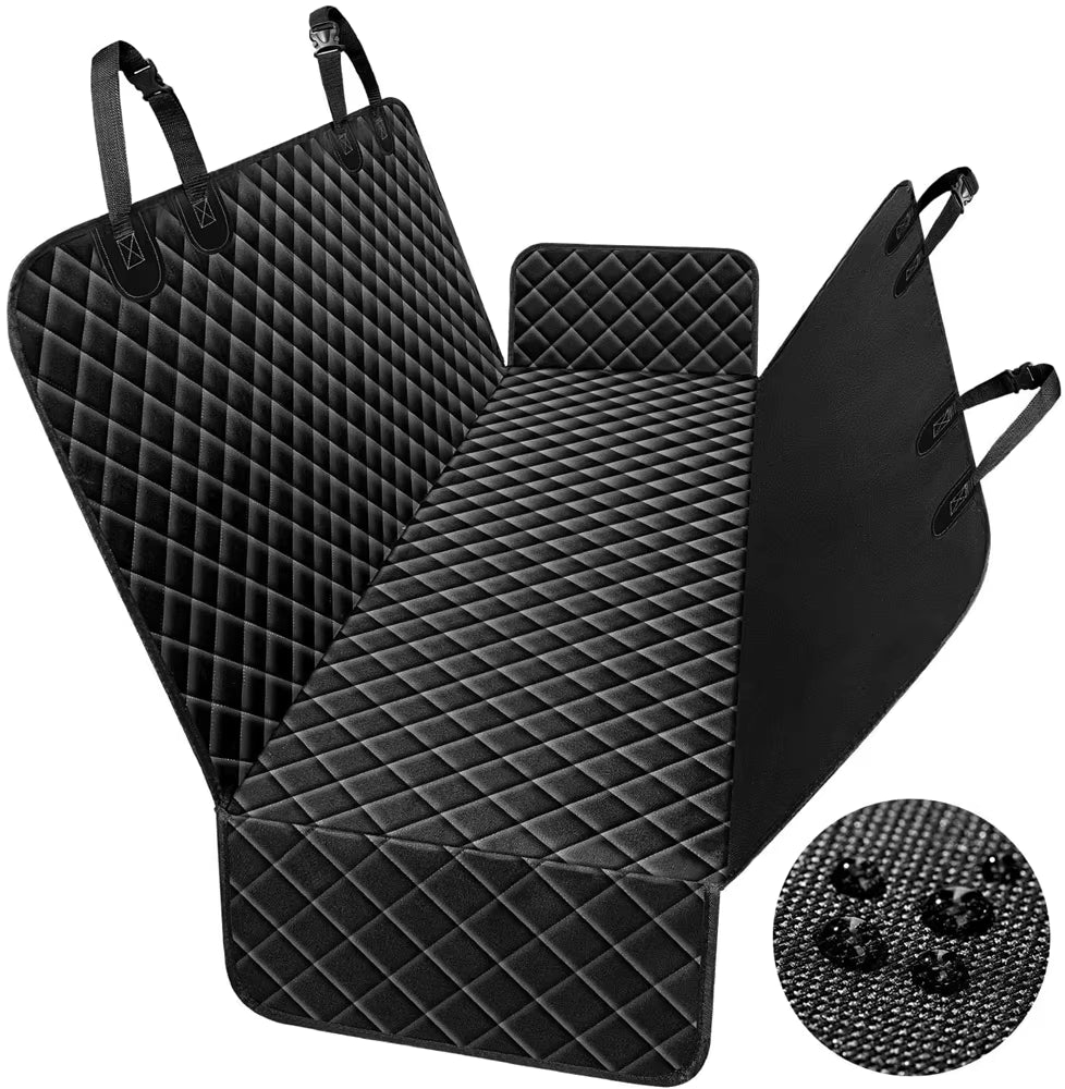 137X147Cm Car Dog Seat Cover Waterproof Pet Hammock for Dogs Dog Kick Mat Trunk Cover Mats Dog Car Rear Back Protector